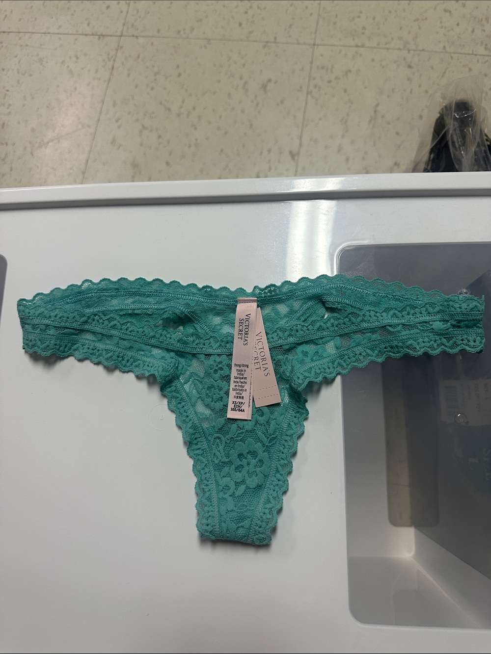 Lace Ultra-Mini Scoop Thong Panty